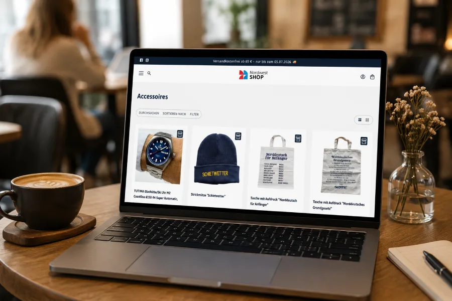 Shopify-Verlagsshop für die Nordwest Mediengruppe