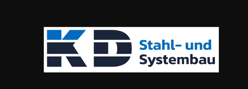 Neue Wort-Bild-Marke KD Stahl & Systembau nach dem Rebranding durch Head & Code