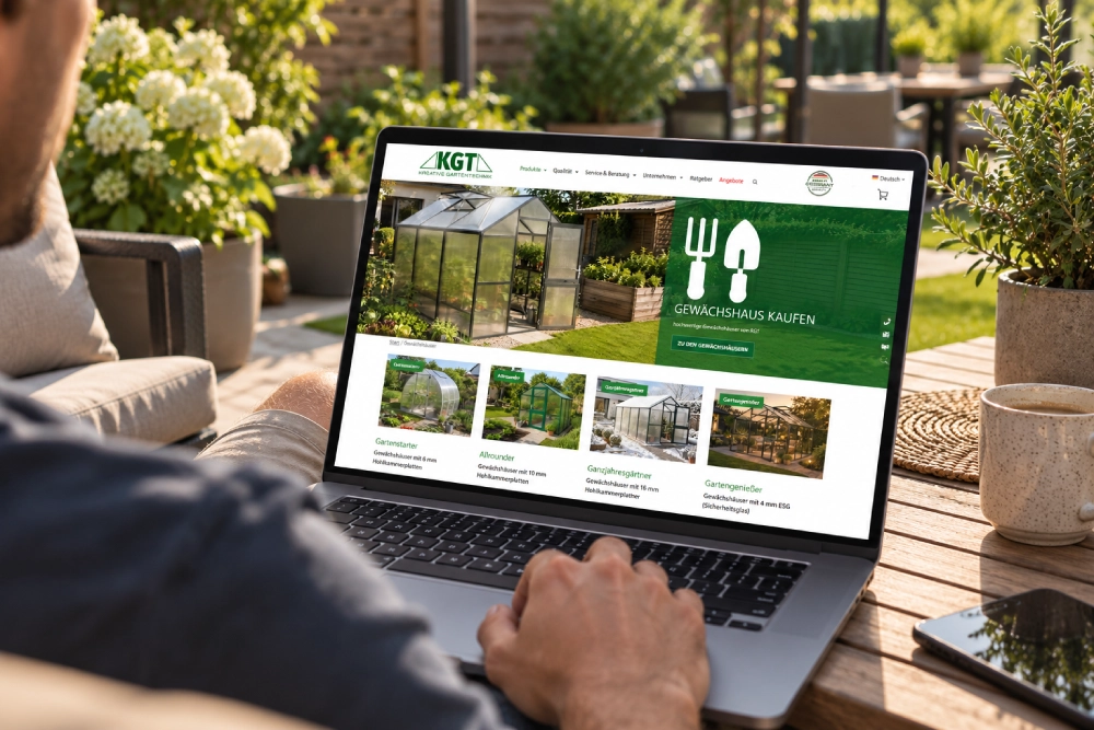 WooCommerce-Shop mit Produktkonfigurator für die KGT GmbH