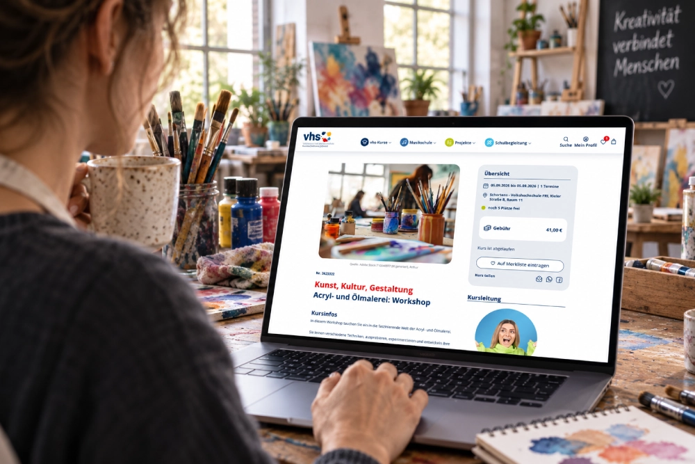 Kursbuchung über WooCommerce für die Volkshochschule Friesland-Wittmund
